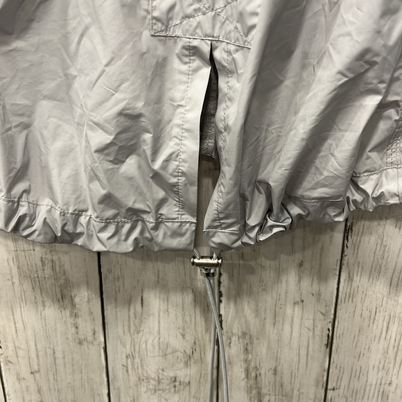 Athleta City Slicker Vest Gray Two-Way Zipper Cargo Pockets Adjustable Cinch XXS - Picture 13 of 13